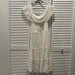 ivory maxi dress
